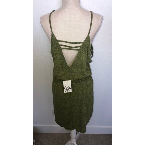 Chaser Green Tunic Tank With Drawstring Waist - M - Picture 4 of 4